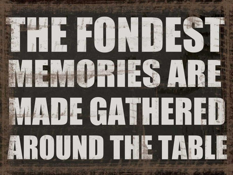 FONDEST MEMORIES White Modern Wood Framed Art Print with Double Matting by Greene, Taylor