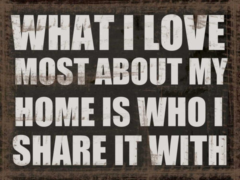 WHAT I LOVE White Modern Wood Framed Art Print with Double Matting by Greene, Taylor