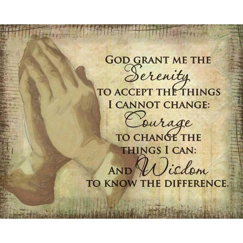 PRAYING HANDS Black Modern Wood Framed Art Print by Greene, Taylor