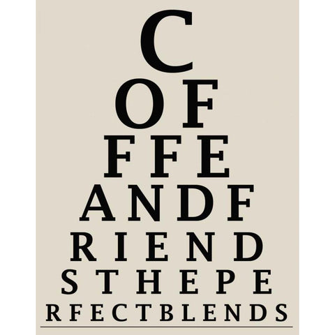 COFFEE CHART Gold Ornate Wood Framed Art Print with Double Matting by Greene, Taylor