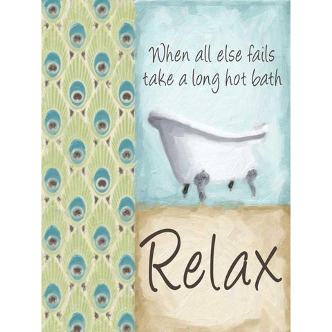 WHEN ALL ELSE FAILS Gold Ornate Wood Framed Art Print with Double Matting by Greene, Taylor