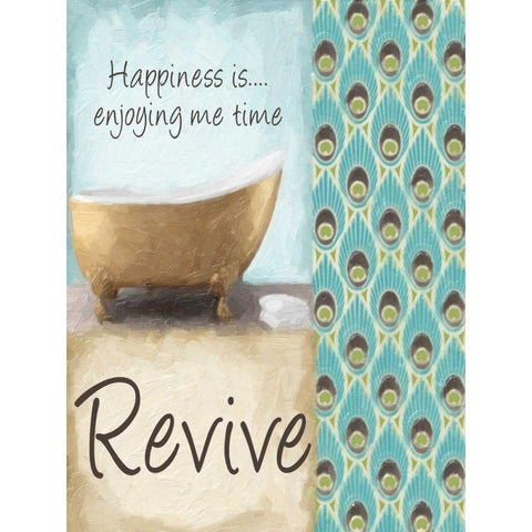 ME TIME Gold Ornate Wood Framed Art Print with Double Matting by Greene, Taylor