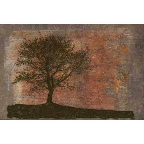 TREE HORIZON White Modern Wood Framed Art Print by Greene, Taylor