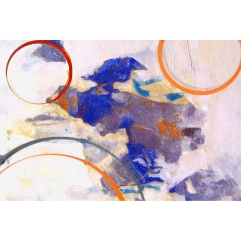 Kilkee Abstract White Modern Wood Framed Art Print by Greene, Taylor