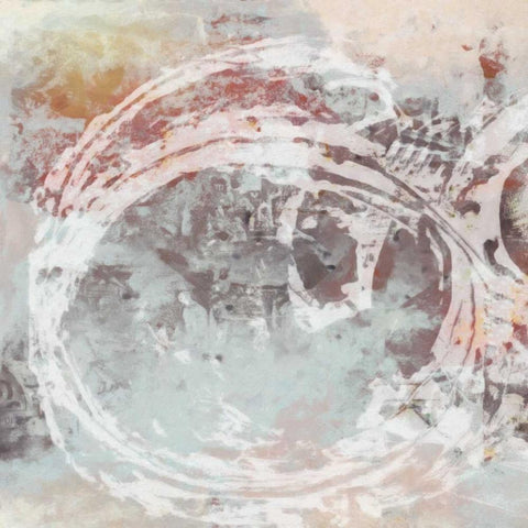 Strokes In Motion1 White Modern Wood Framed Art Print by Greene, Taylor