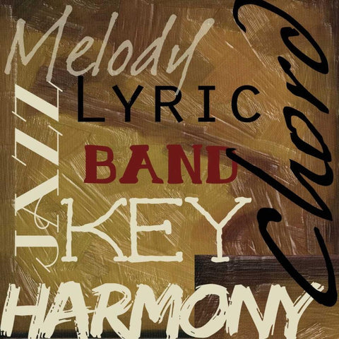 JAMMING  I-NO BLUR 2 Black Modern Wood Framed Art Print with Double Matting by Greene, Taylor