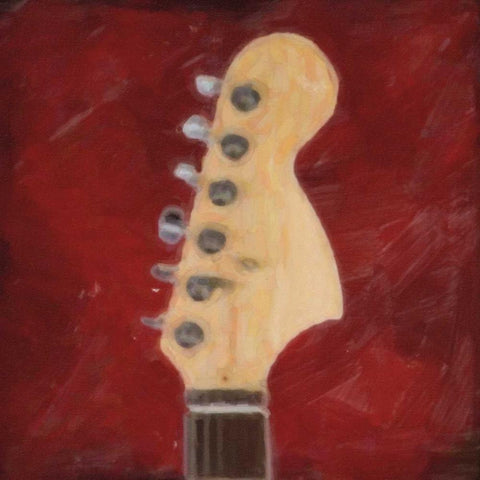 JAMMING  I-NO BLUR 7 Black Modern Wood Framed Art Print with Double Matting by Greene, Taylor