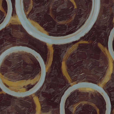 GOING IN CIRCLES II White Modern Wood Framed Art Print by Greene, Taylor