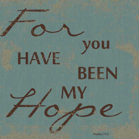 MY HOPE White Modern Wood Framed Art Print with Double Matting by Greene, Taylor