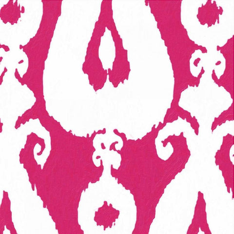 PINK IKAT White Modern Wood Framed Art Print by Greene, Taylor