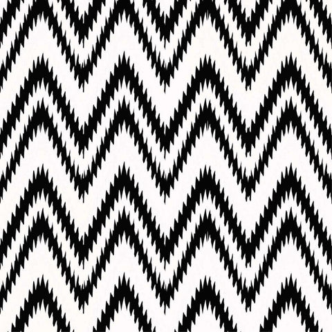 CHEVRON I Black Ornate Wood Framed Art Print with Double Matting by Greene, Taylor