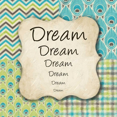 DREAMS White Modern Wood Framed Art Print by Greene, Taylor