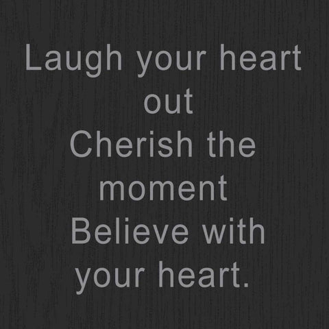 Laugh Your Heart Out White Modern Wood Framed Art Print by Greene, Taylor