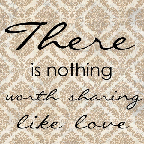 THERE IS NOTHING Gold Ornate Wood Framed Art Print with Double Matting by Greene, Taylor