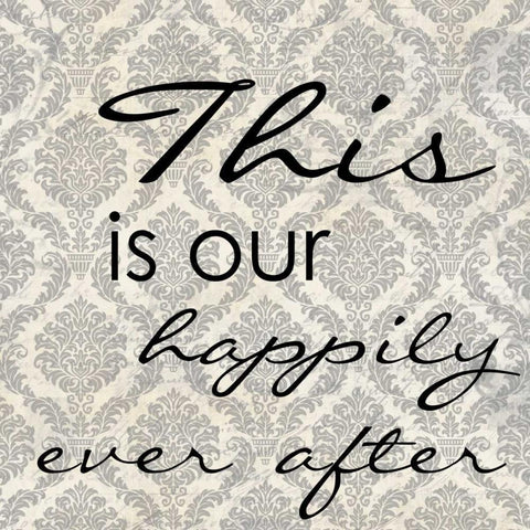 THIS IS OUR White Modern Wood Framed Art Print by Greene, Taylor