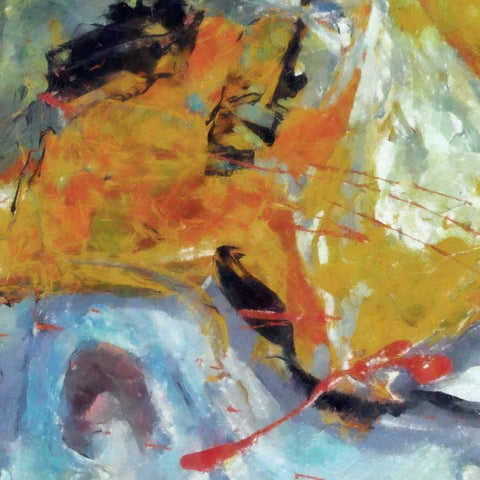 STIGMA II White Modern Wood Framed Art Print by Greene, Taylor