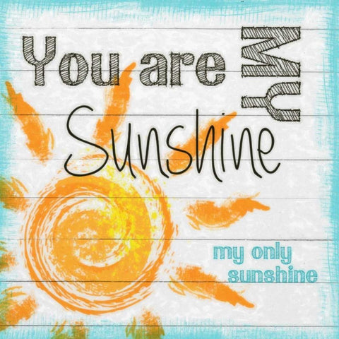 MY ONLY SUNSHINE Black Ornate Wood Framed Art Print with Double Matting by Greene, Taylor