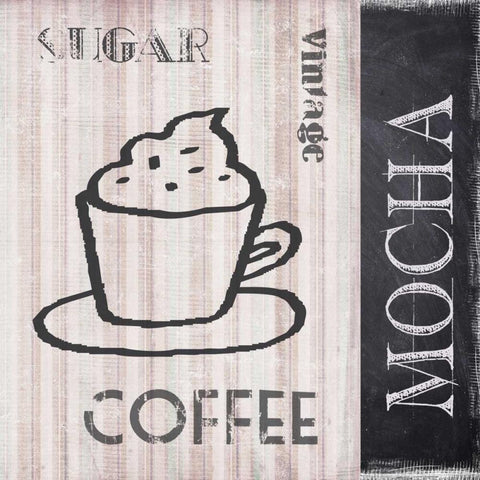 Mocha Black Modern Wood Framed Art Print by Greene, Taylor