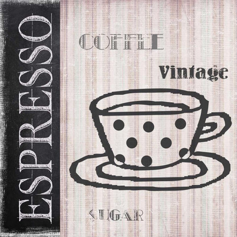 Expresso Black Ornate Wood Framed Art Print with Double Matting by Greene, Taylor