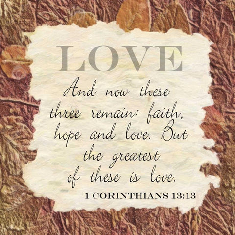 Love ver 2 White Modern Wood Framed Art Print with Double Matting by Greene, Taylor