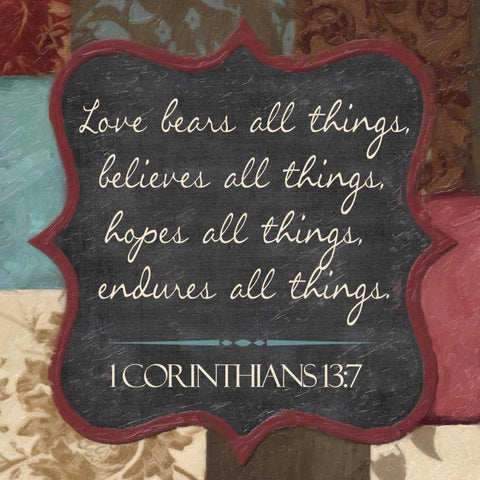 Love Bears Black Modern Wood Framed Art Print with Double Matting by Greene, Taylor