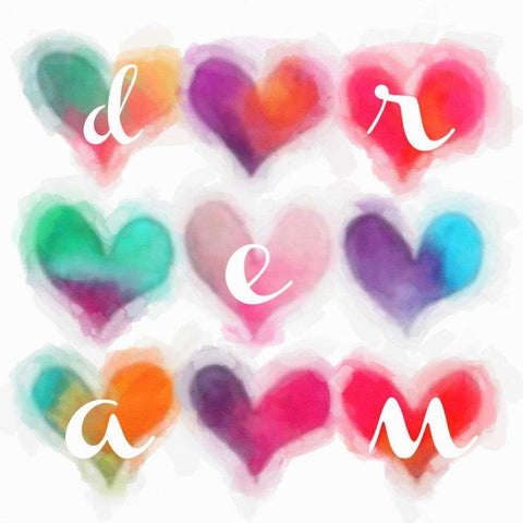 Heart Dream Black Modern Wood Framed Art Print with Double Matting by Greene, Taylor