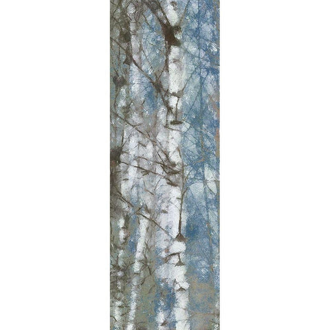 Birch Scape 2 White Modern Wood Framed Art Print by Greene, Taylor