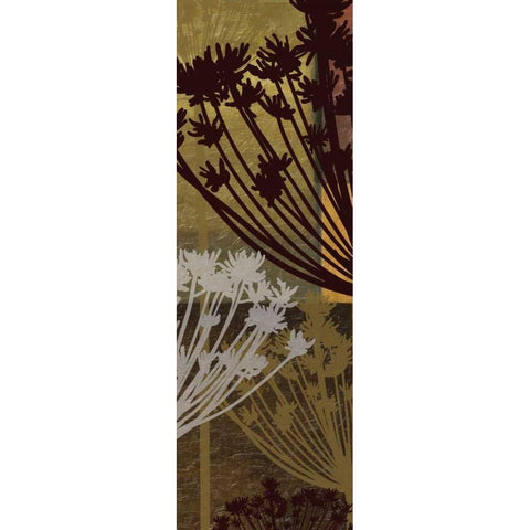 SUMMER BREEZE SPICE C Black Modern Wood Framed Art Print with Double Matting by Greene, Taylor