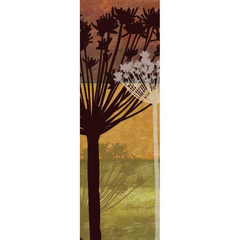 SUMMER BREEZE SPICE D White Modern Wood Framed Art Print by Greene, Taylor