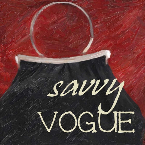 Savvy Vogue Black Ornate Wood Framed Art Print with Double Matting by Greene, Taylor