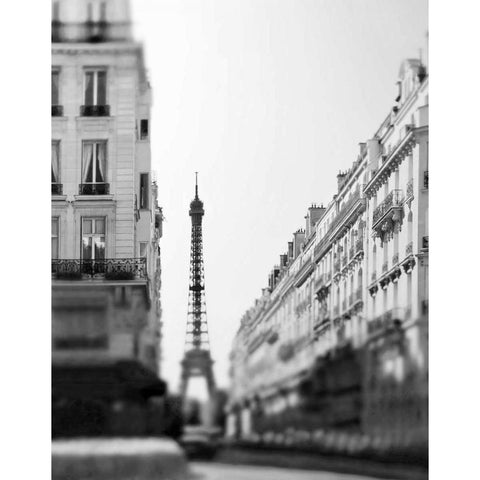 Dawn Paris White Modern Wood Framed Art Print by Telik, Tracey