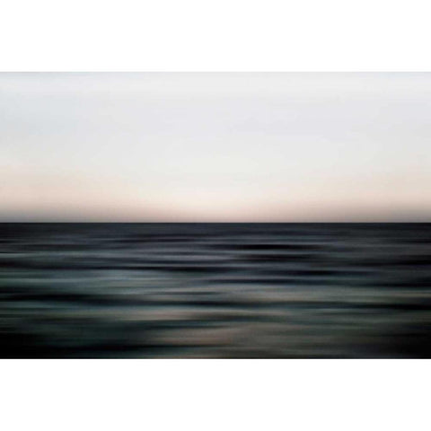 Distant Horizon Black Modern Wood Framed Art Print by Telik, Tracey