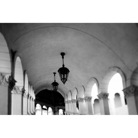 Venice stroll White Modern Wood Framed Art Print by Telik, Tracey