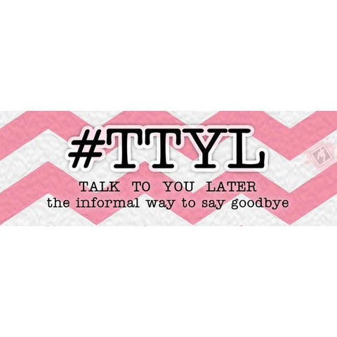 TTYL Instaquote 2 White Modern Wood Framed Art Print by Pazan, Tony