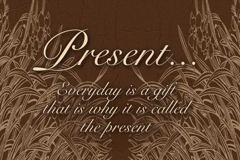 The Gift White Modern Wood Framed Art Print with Double Matting by Pazan, Tony