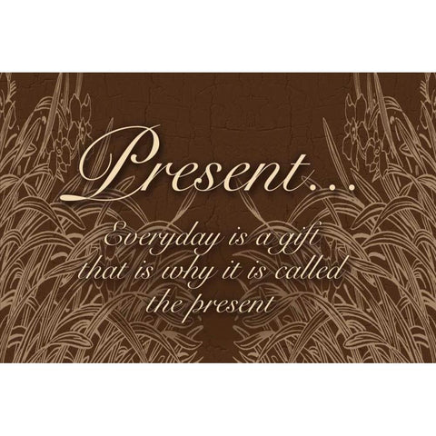 The Gift White Modern Wood Framed Art Print by Pazan, Tony