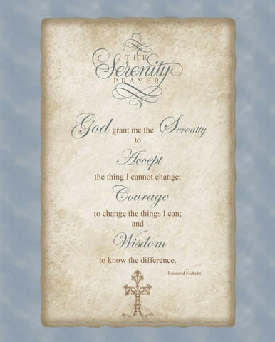 Serenity Black Ornate Wood Framed Art Print with Double Matting by Pazan, Tony