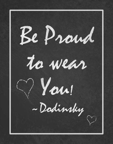 Be Proud Black Ornate Wood Framed Art Print with Double Matting by Pazan, Tony