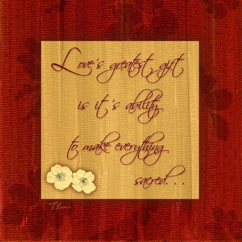 Gift Gold Ornate Wood Framed Art Print with Double Matting by Pazan, Tony