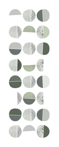 Color Dew Bubbles 2 White Modern Wood Framed Art Print with Double Matting by Urban Epiphany