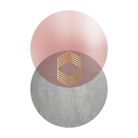 Deco Geo 2 White Modern Wood Framed Art Print by Urban Epiphany