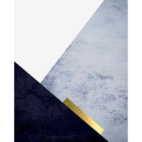 Mountain Grey 3 Black Modern Wood Framed Art Print by Urban Epiphany