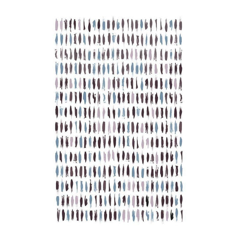 Brushstrokes SoftLuxe White Modern Wood Framed Art Print by Urban Epiphany