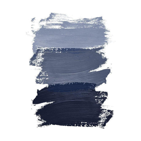 BluePaint White Modern Wood Framed Art Print by Urban Epiphany