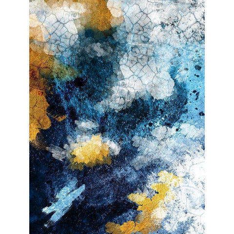 Abstract Conversation White Modern Wood Framed Art Print by Urban Epiphany