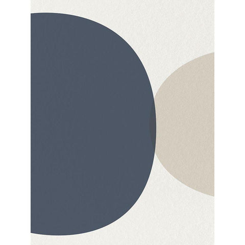 Mid Century Soft Luxe 2 Black Modern Wood Framed Art Print with Double Matting by Urban Epiphany