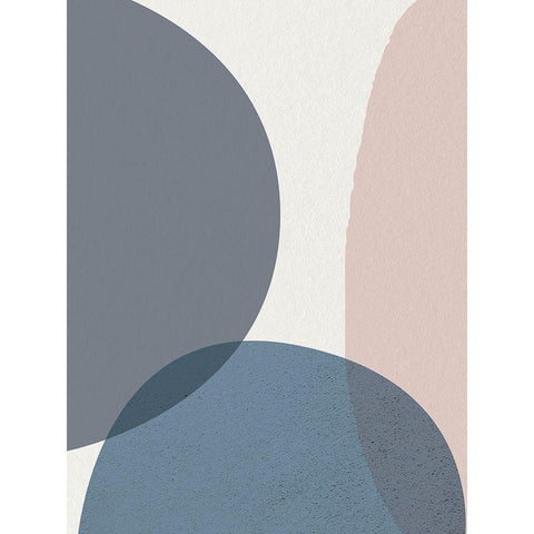 Mid Century Soft Luxe 4 White Modern Wood Framed Art Print by Urban Epiphany