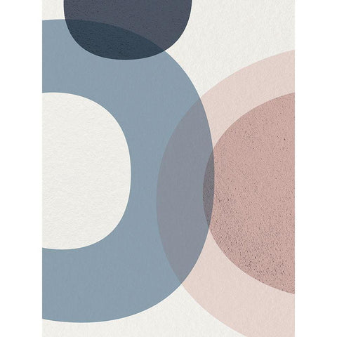 Mid Century Soft Luxe 5 Black Modern Wood Framed Art Print by Urban Epiphany
