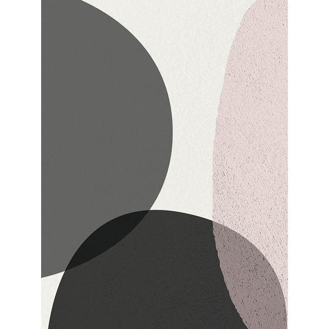 Minimalist Circles 4 White Modern Wood Framed Art Print by Urban Epiphany