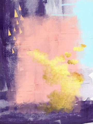 Bright Abstract White Modern Wood Framed Art Print with Double Matting by Urban Epiphany